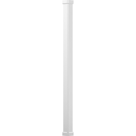 Ekena Millwork 6" x 9' Endura-Aluminum Craftsman Style Column Square Shaft (For Post Wrap Installation) Non-Tapered EA0609INPSECRCR
